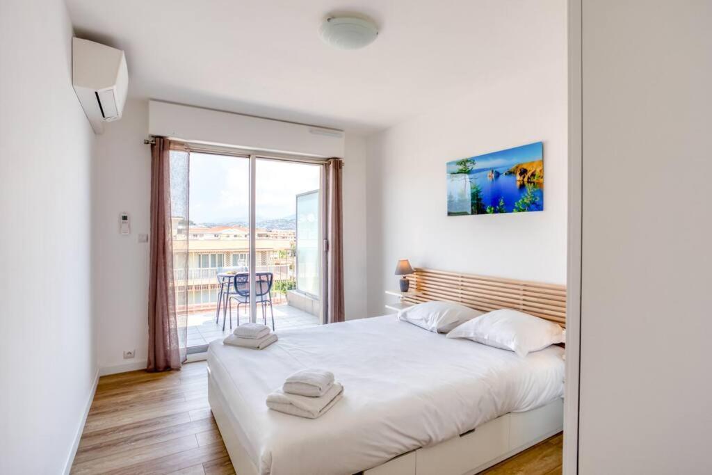 L43 Maurice Sea View 6pax/terrace,parking,ac Saint-Laurent-du-Var